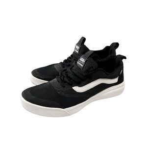 Vans Off The Wall Mens Shoes Black and White Size 10.5